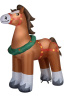 Clydesdale Horse Christmas Inflatable